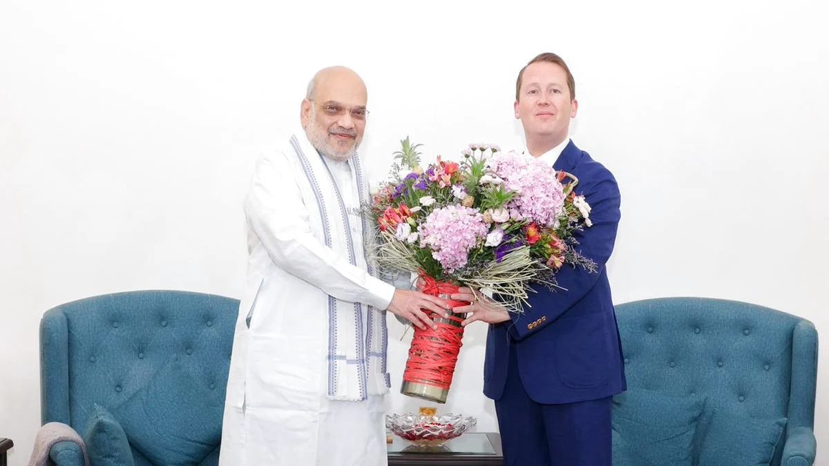 श्री पर फोकस, अमित शाह, अमेरिकी राजदूत गोर चर्चा भारत-अमेरिका सुरक्षा सहयोग को बढ़ाने के लिए