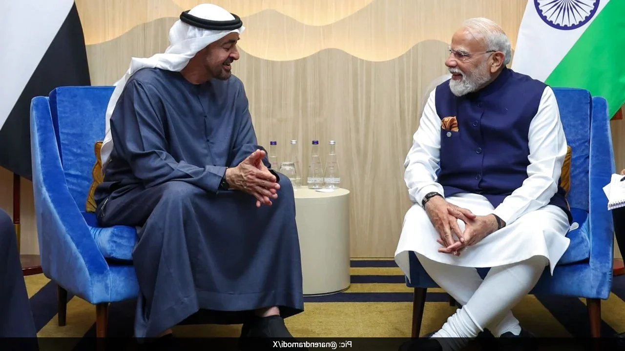 चर्चा पर फोकस, जी7 में, पीएम मोदी, संयुक्त अरब अमीरात के राष्ट्रपति मध्य पूर्व स्थिति, तनाव वार्ता पर चर्चा करते हैं