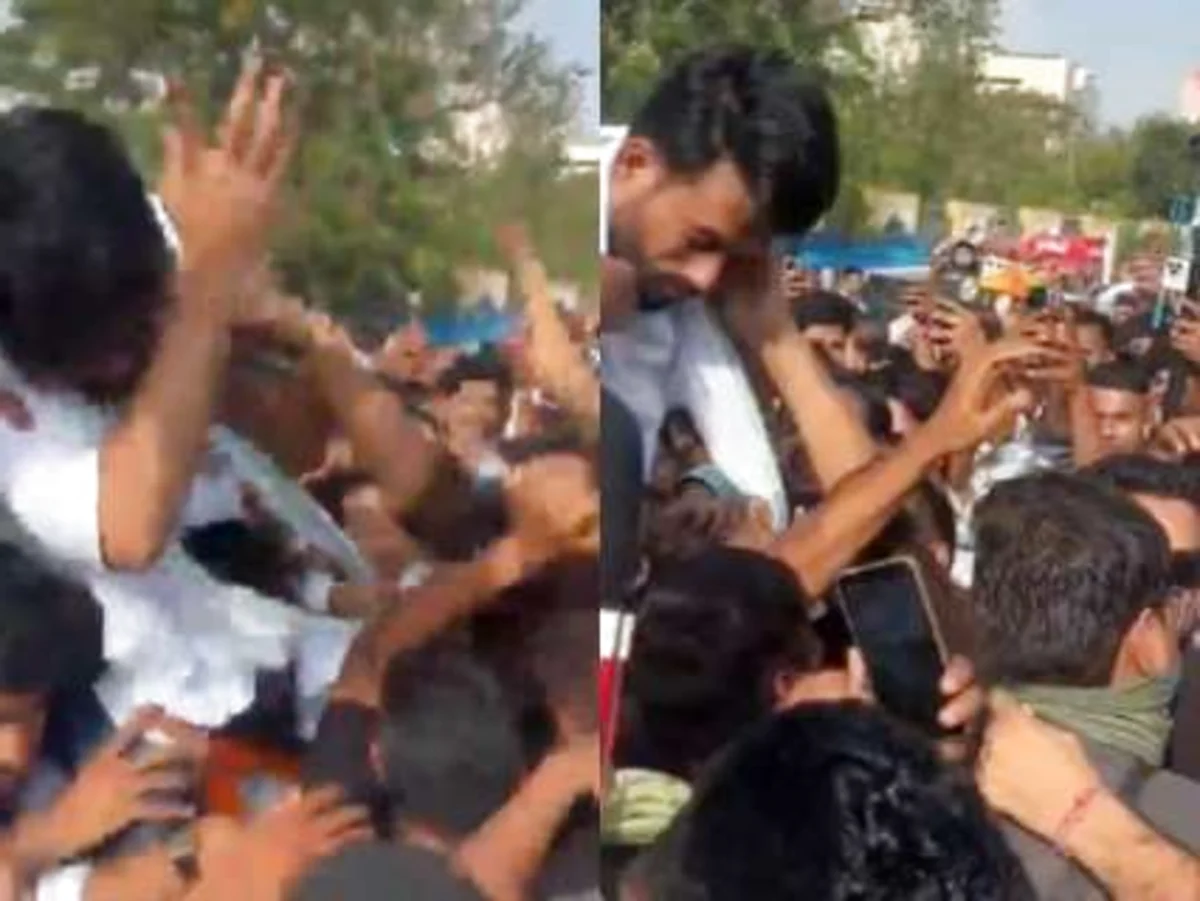 सीजेपी के संस्थापक अभिजीत डिपके ने पहली बार खींच लिया, फिर जयपुर के विरोध में 4 बार थप्पड़ मारा, वीडियो वायरल हो गया...