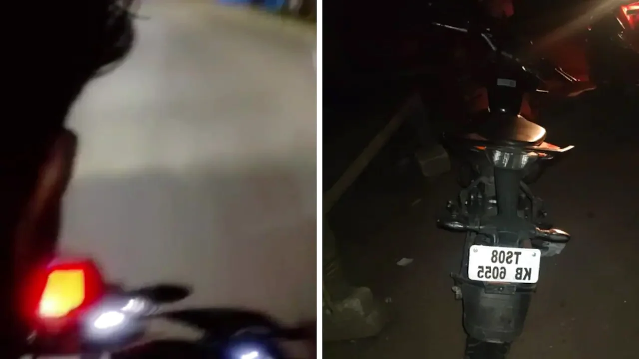 पुलिस को लेकर बड़ा अपडेट, कैमरा पर, नशे में KTM हैदराबाद में डिवाइडर में ड्यूक राइडर क्रैश, मर जाता है